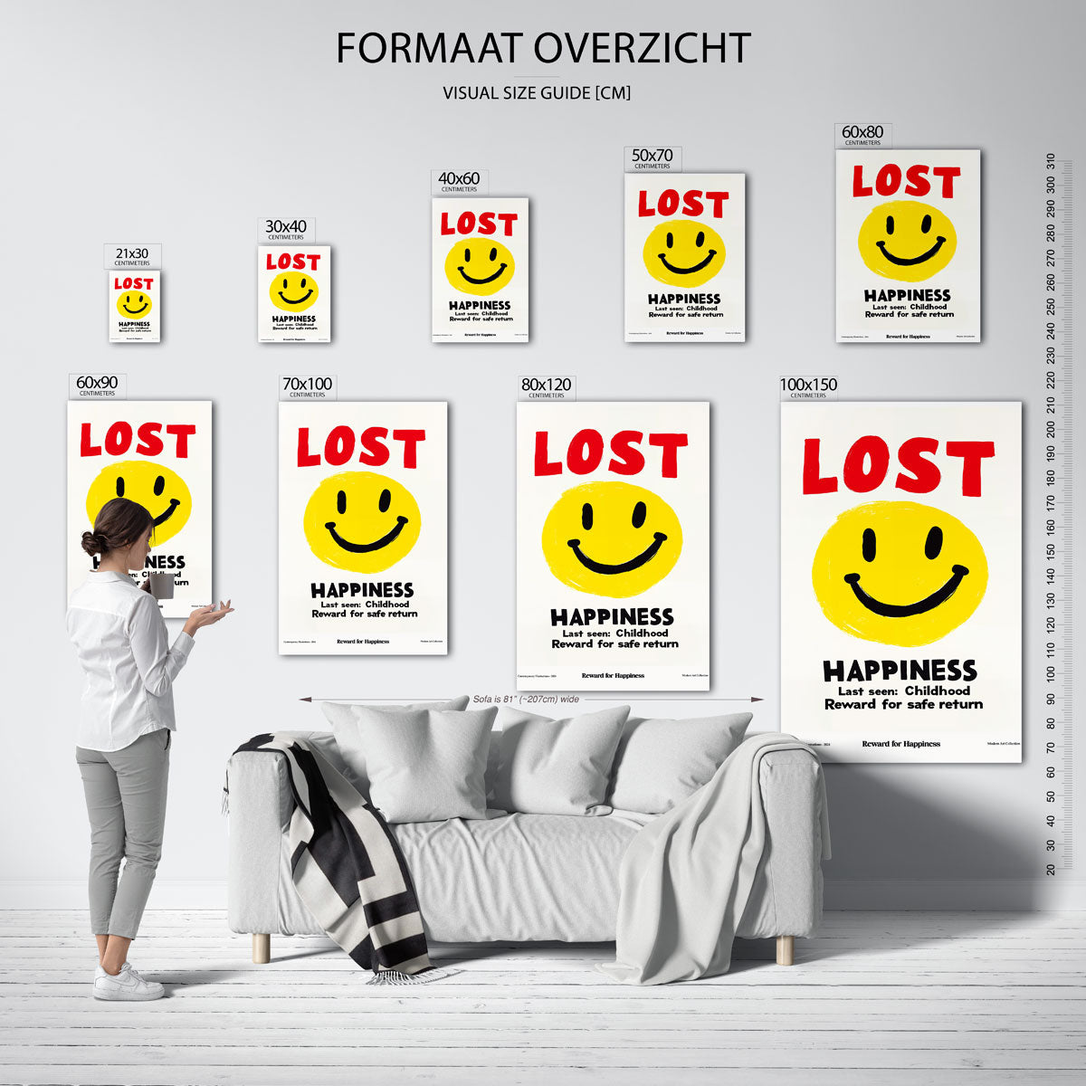 Verloren glimlach Poster