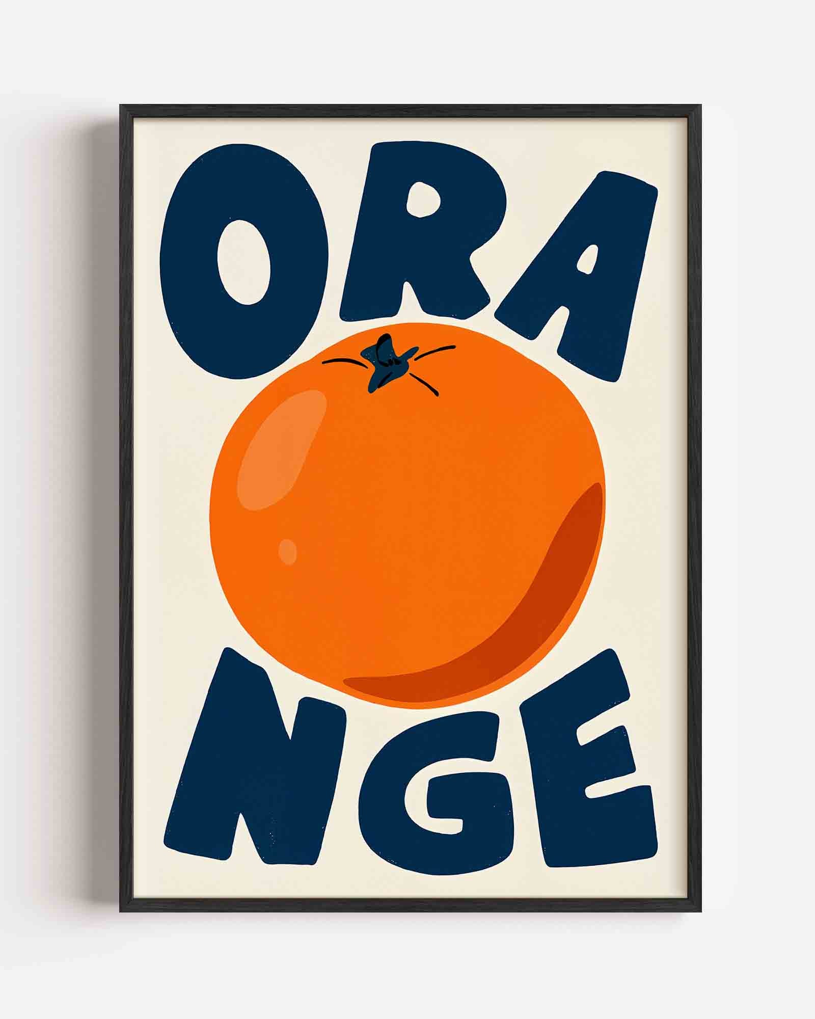 Orange fruit Poster