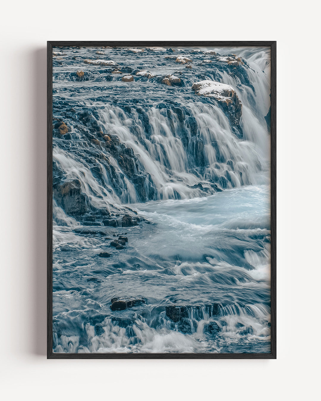 Krachtige waterval Poster