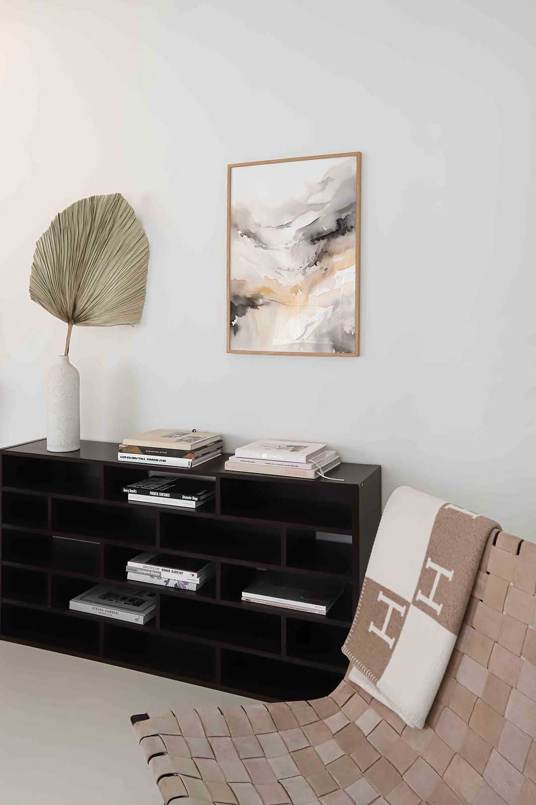 Abstracte landschapsweergave Poster