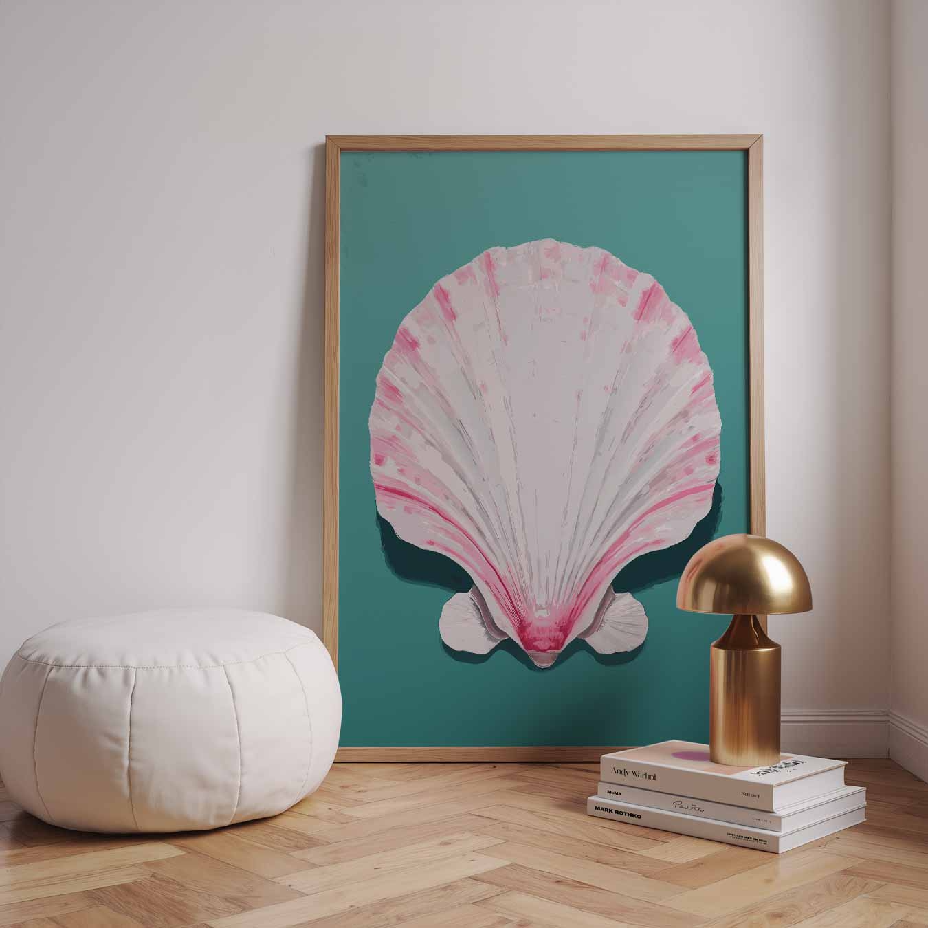 Schelp in Pastel Poster-WallArtistic