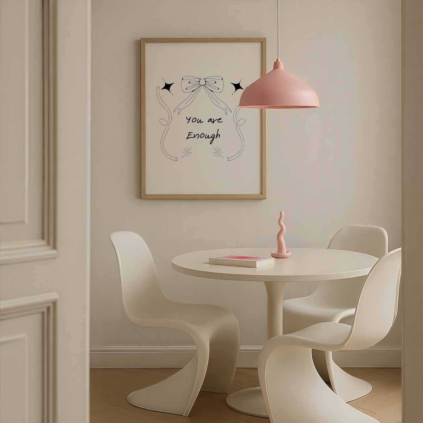Inspirerende "You Are Enough" Poster-WallArtistic