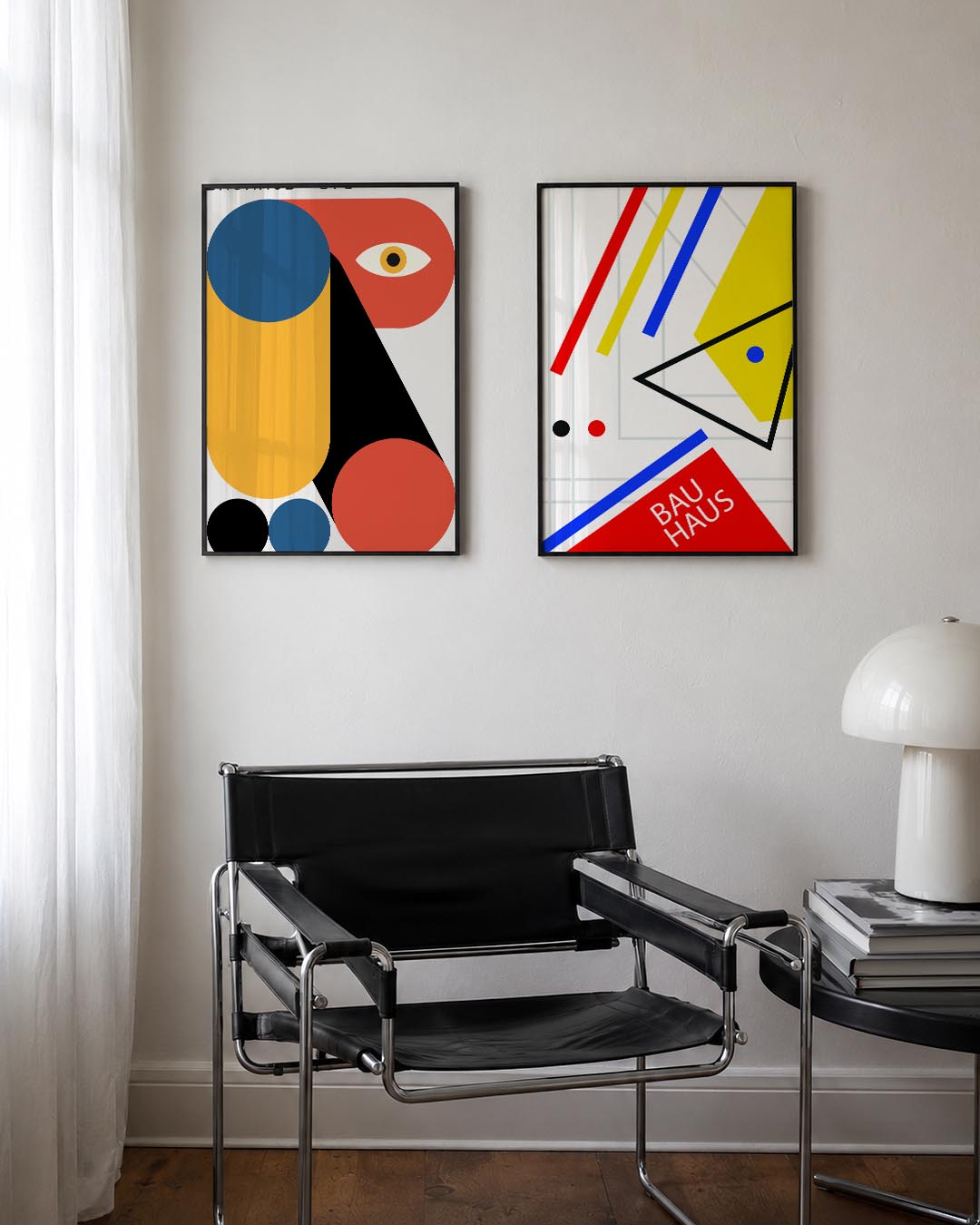 Vorm en kleurenspel Posterset