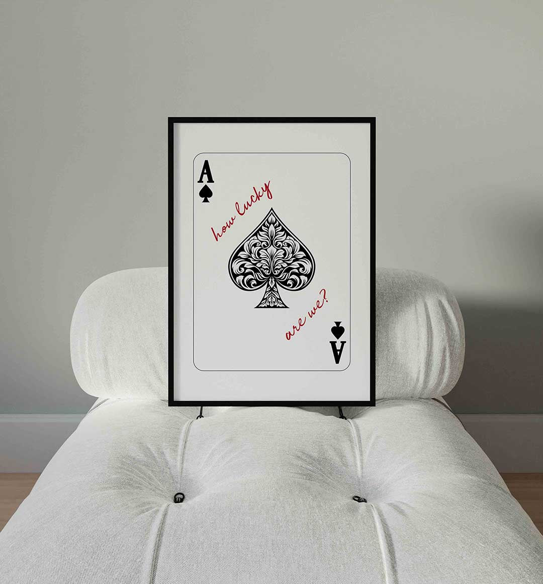 Schoppen aas Poster