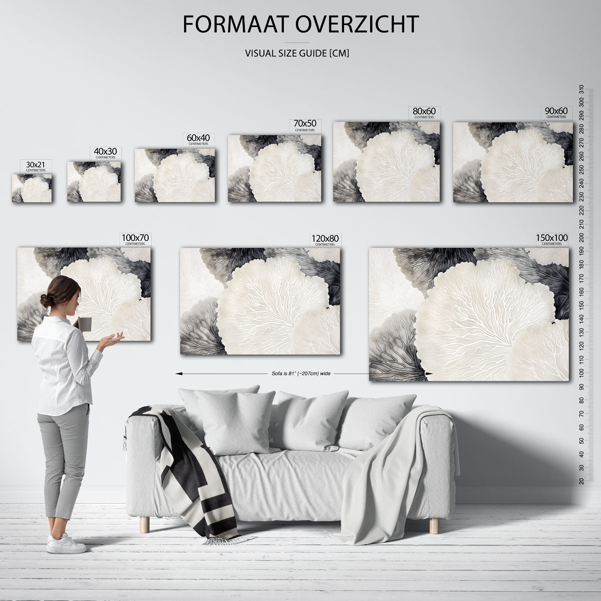 Organische vormen Poster