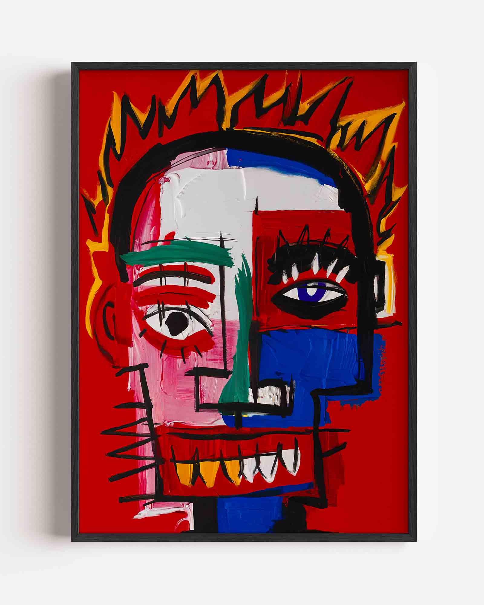 Expressief gezicht Poster