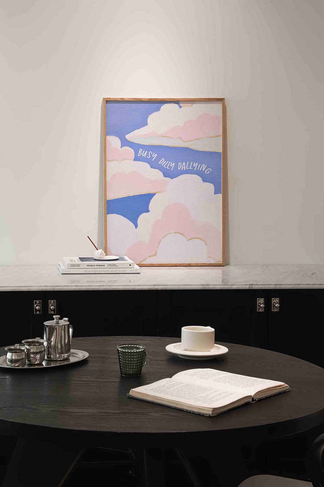 Wolkachtige lucht Poster