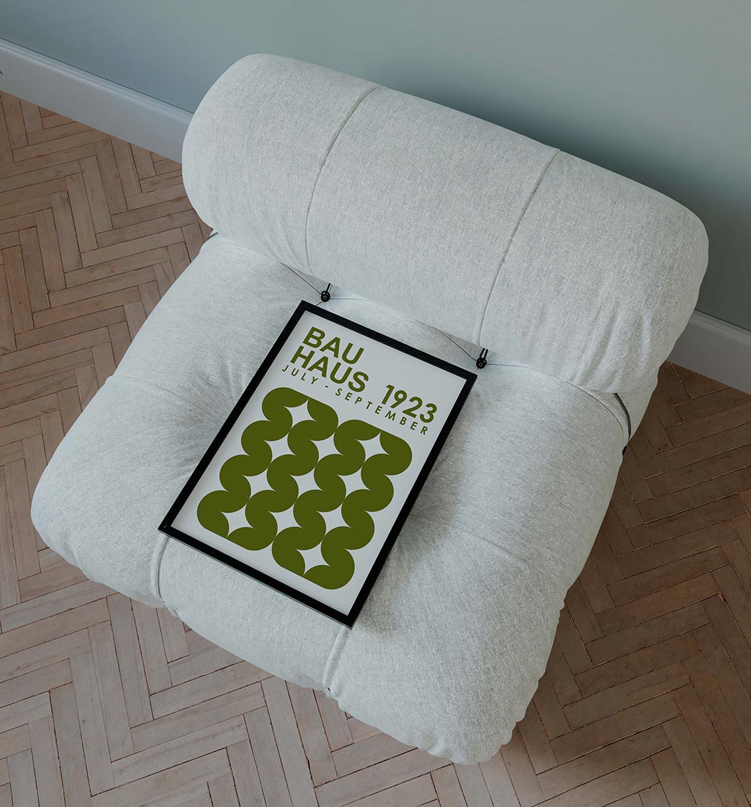 Vormritme en kleur Poster