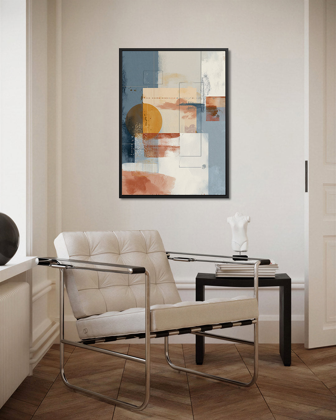 Geometrische compositie Kunstwerk