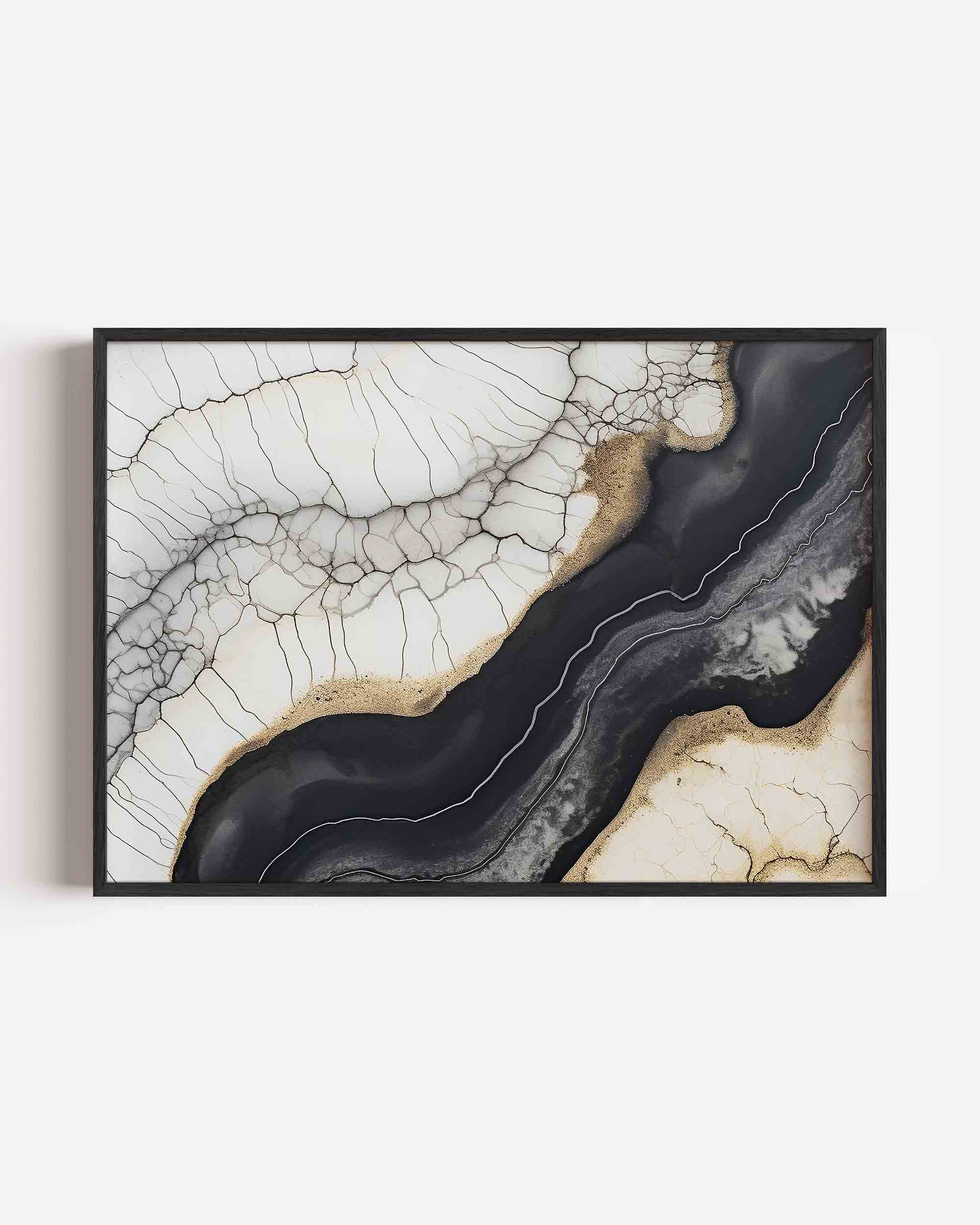 Abstracte lijnen en patronen Poster