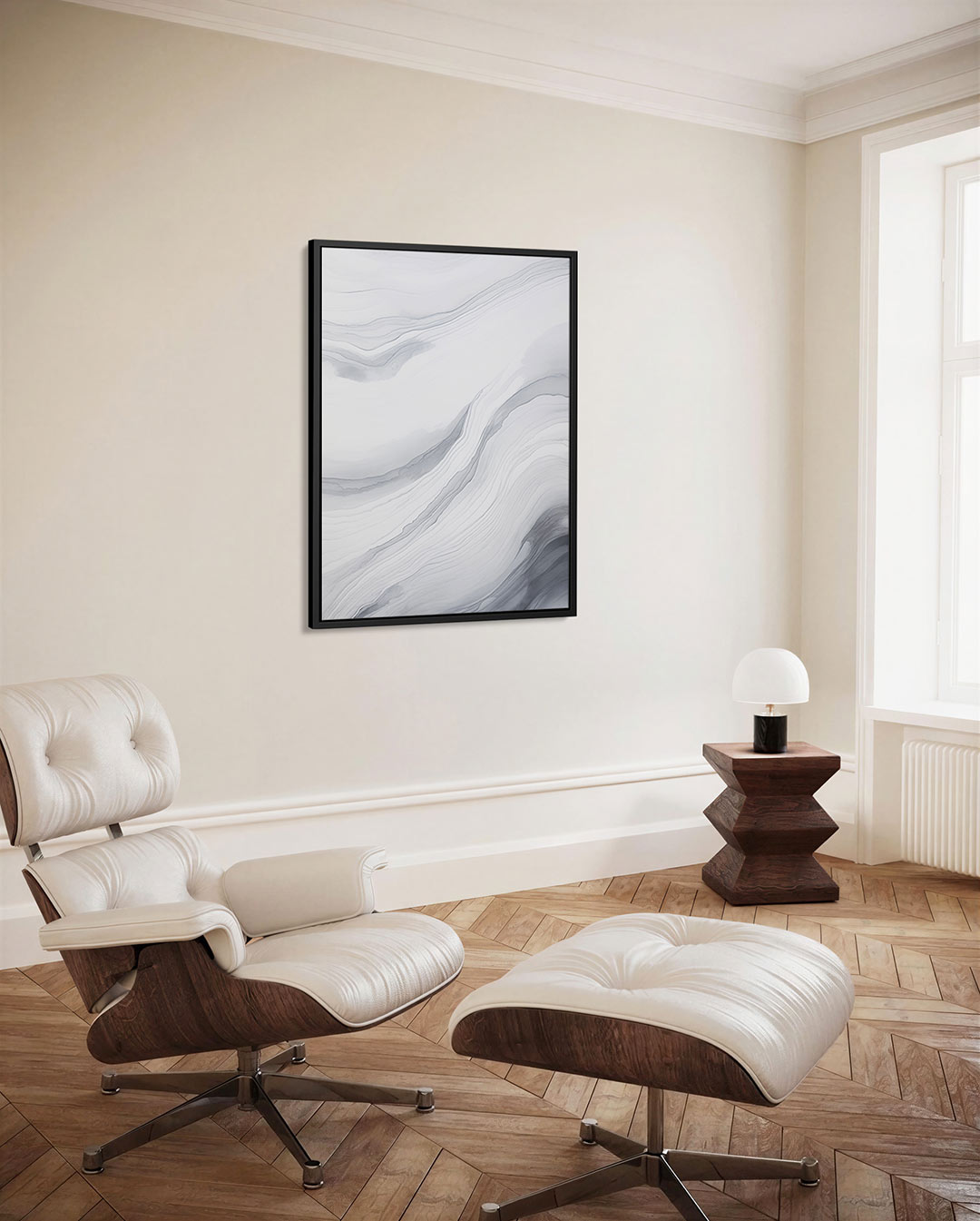 Golvende lijnen Kunstwerk
