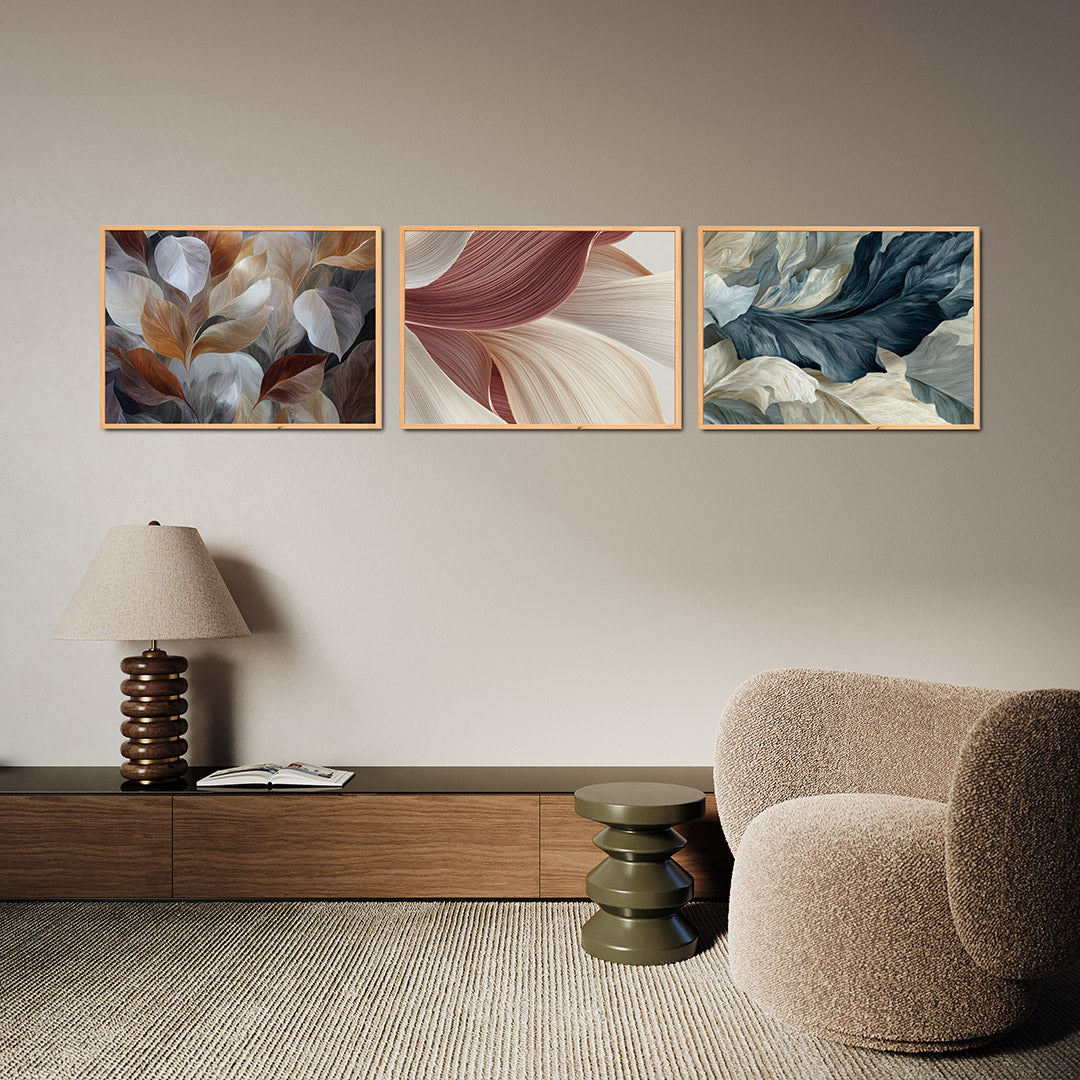 Bladpatroon harmonie Posterset