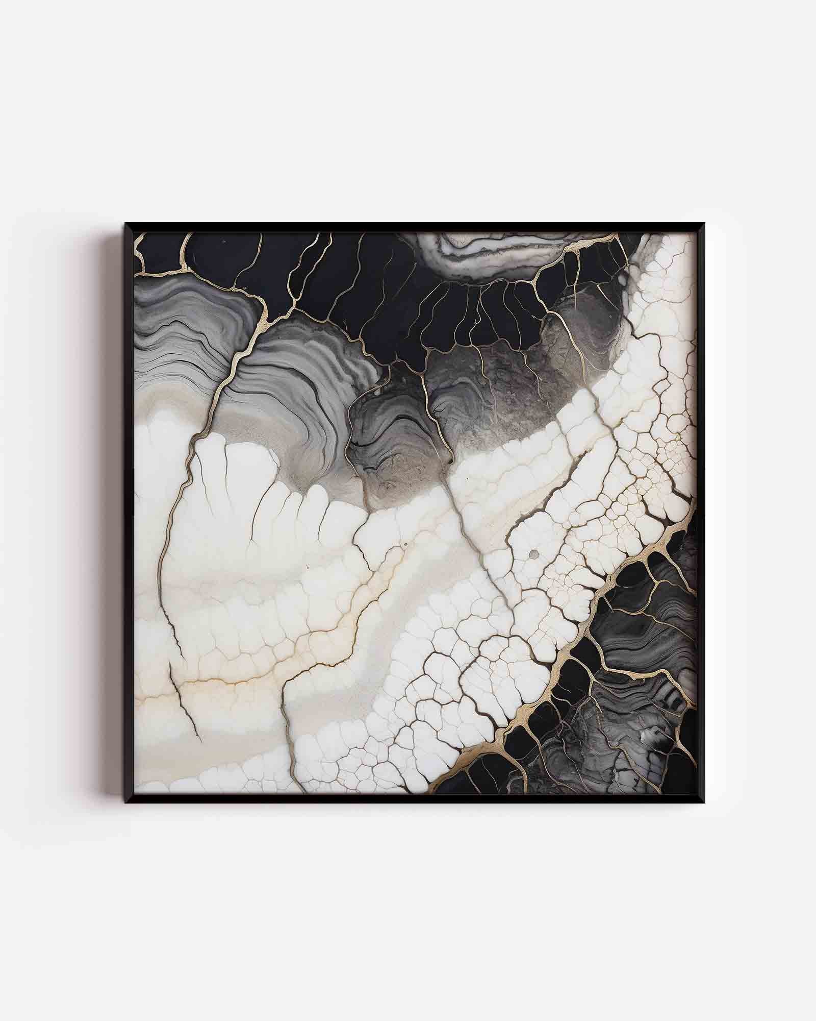 Abstracte lijnen en patronen Poster