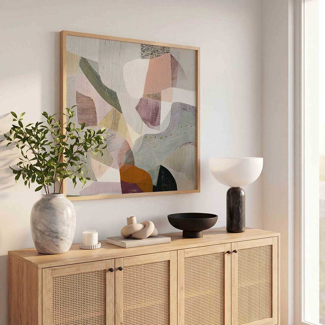 Abstracte vormen Poster