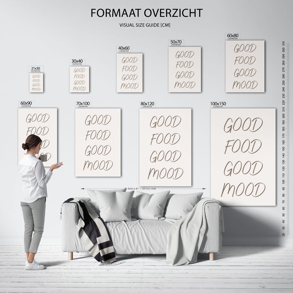 Good food good mood Poster