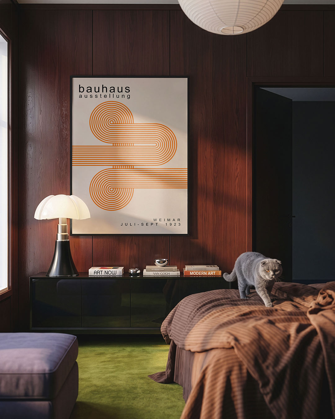 Lijnenspel en vlakkenspel Poster