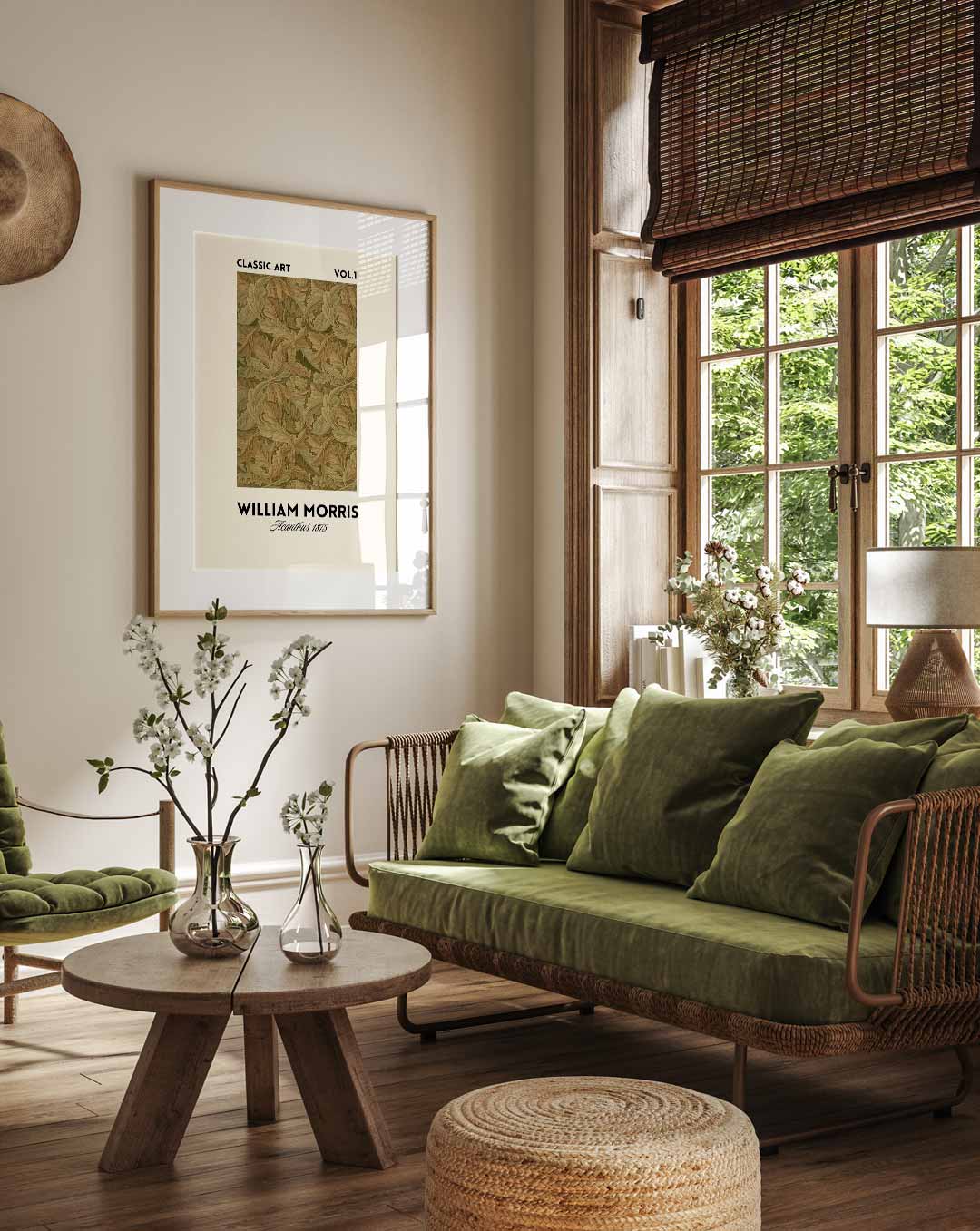 William Morris Vine Design 1873 Poster-WallArtistic