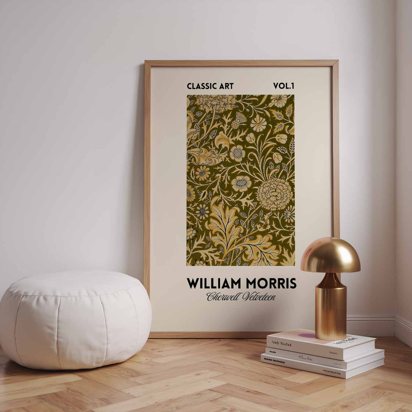 William Morris Ethereal Pattern Poster-WallArtistic