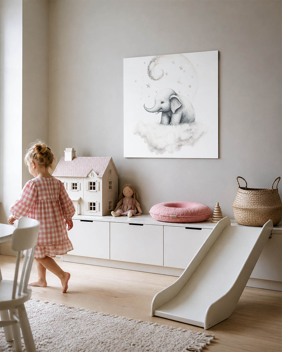 Dromerige olifant Kunstwerk