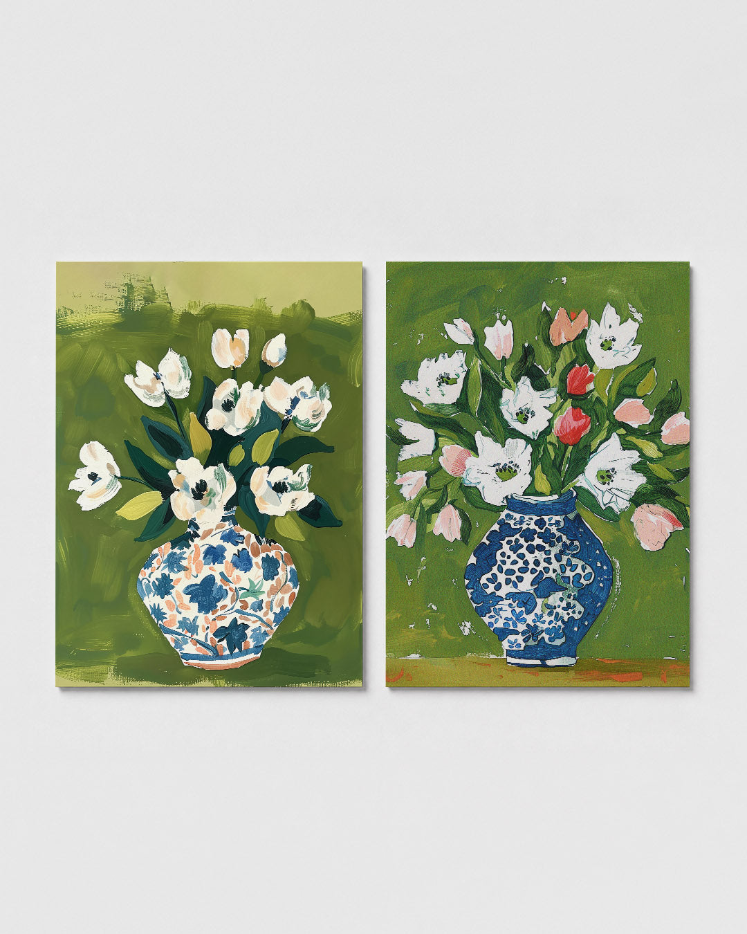 Bloemrijke vaas Posterset