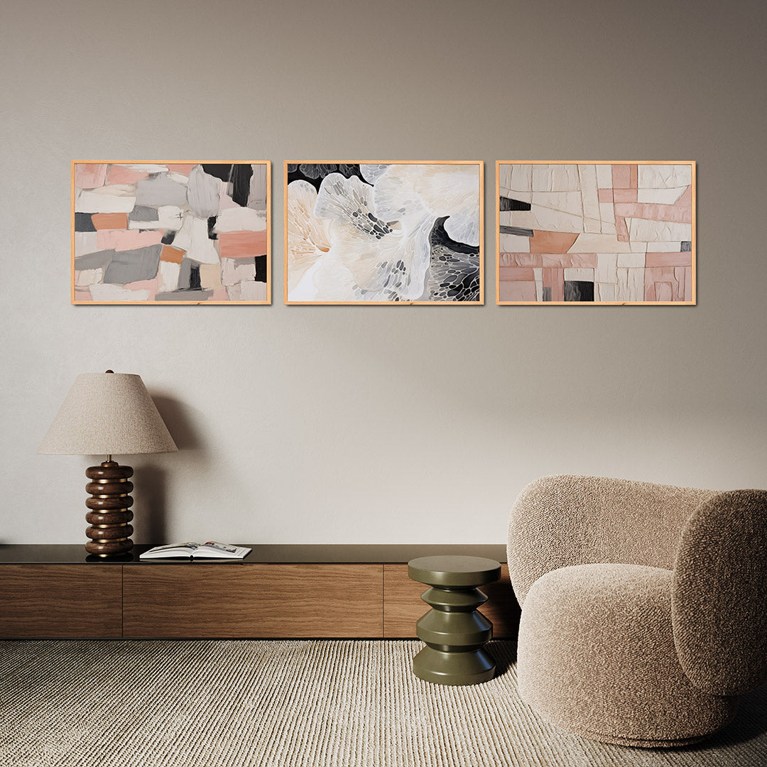 Vorm en kleurvlakken Posterset