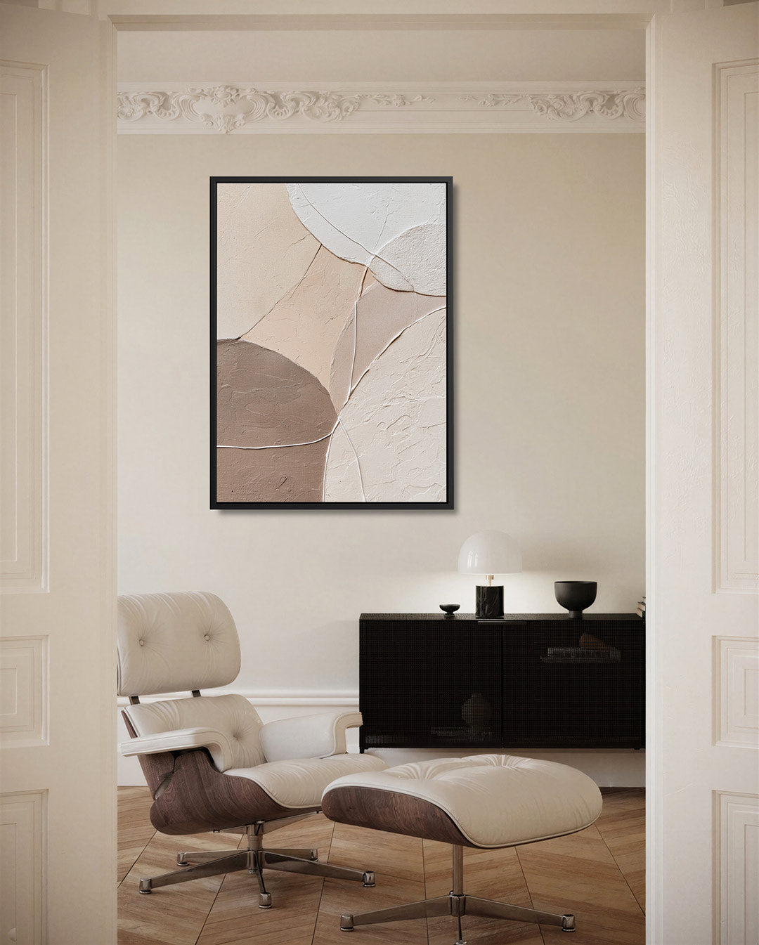 Organische vormen compositie Kunstwerk