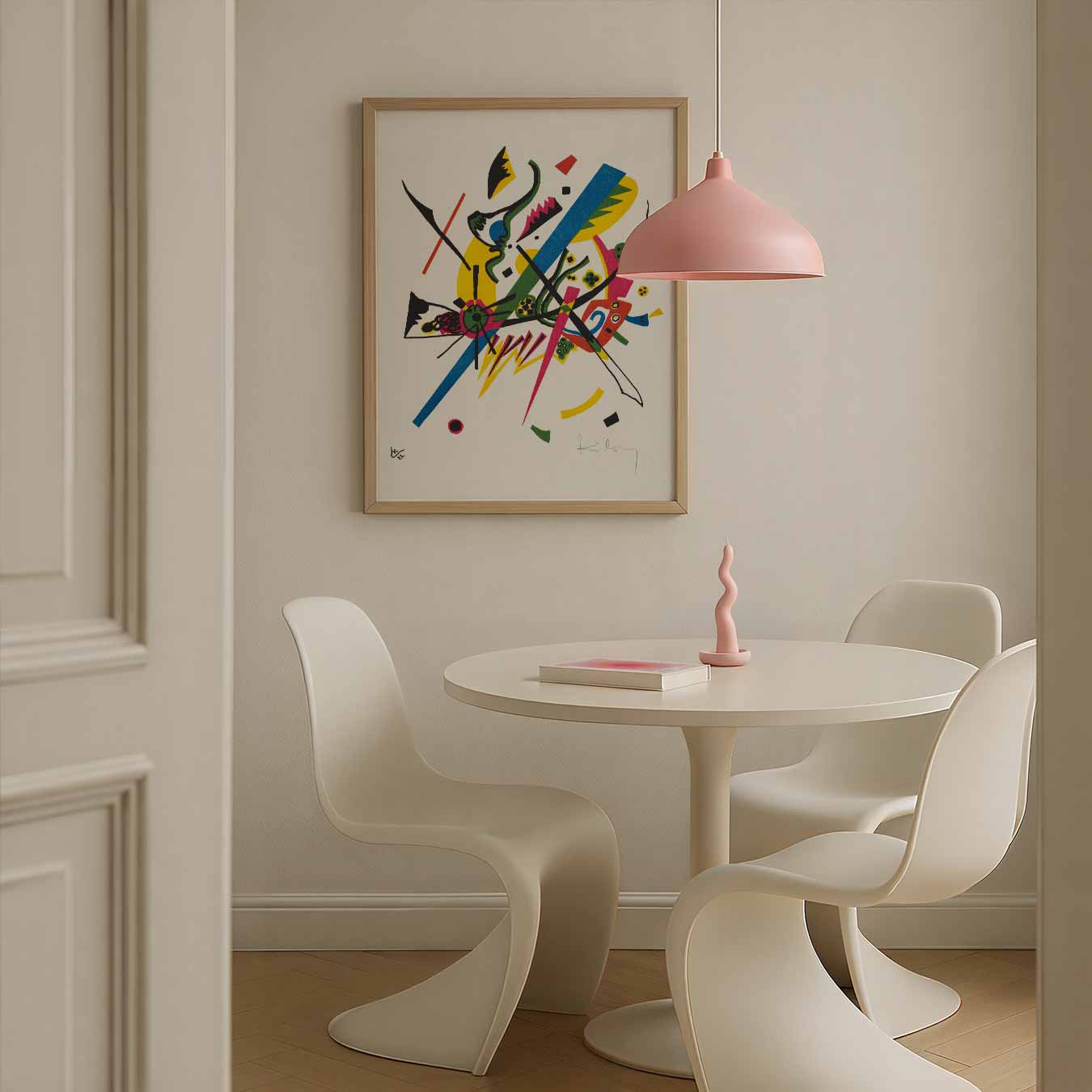 Vrolijke Abstracte Kleurenmix Poster-WallArtistic