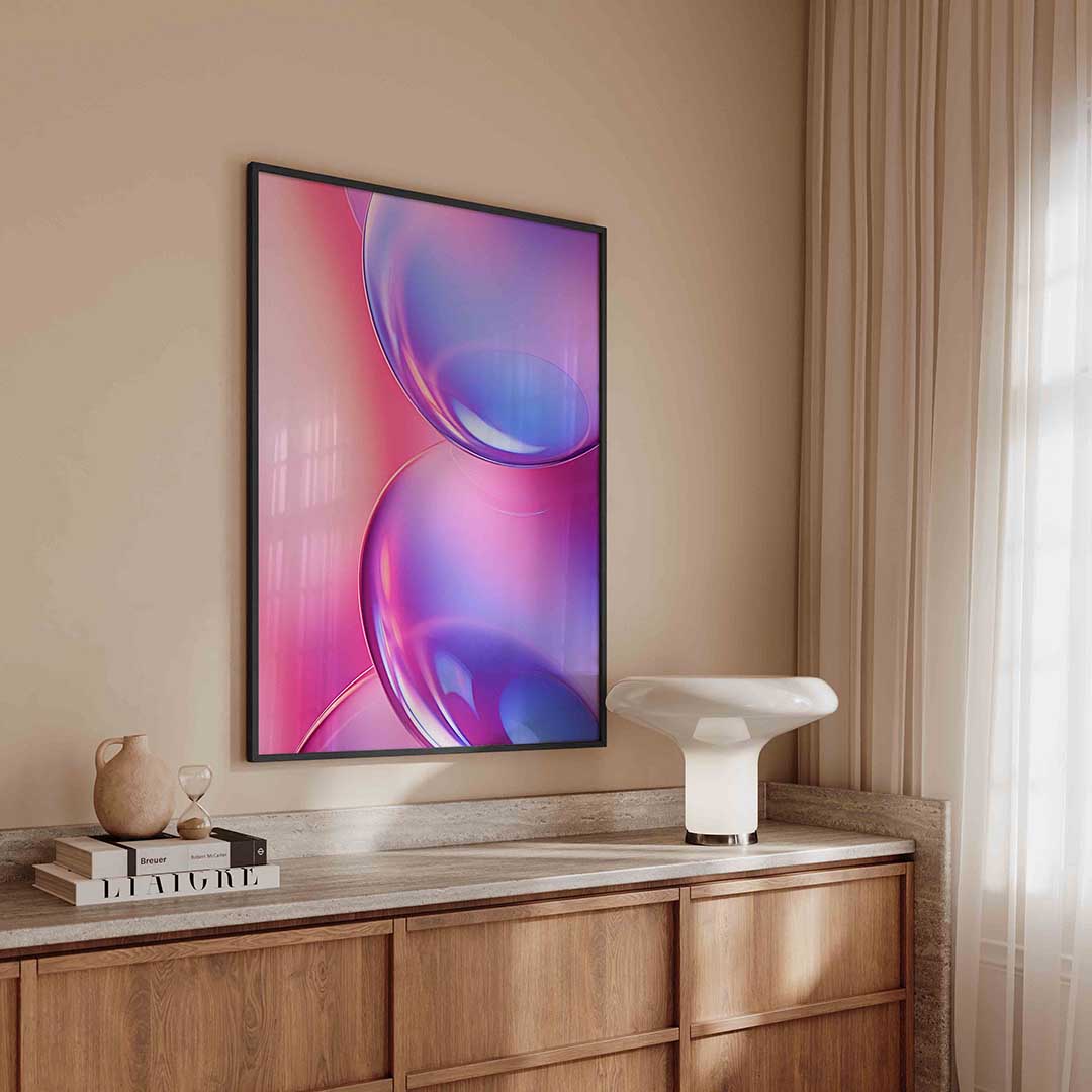 Abstracte bollen Poster