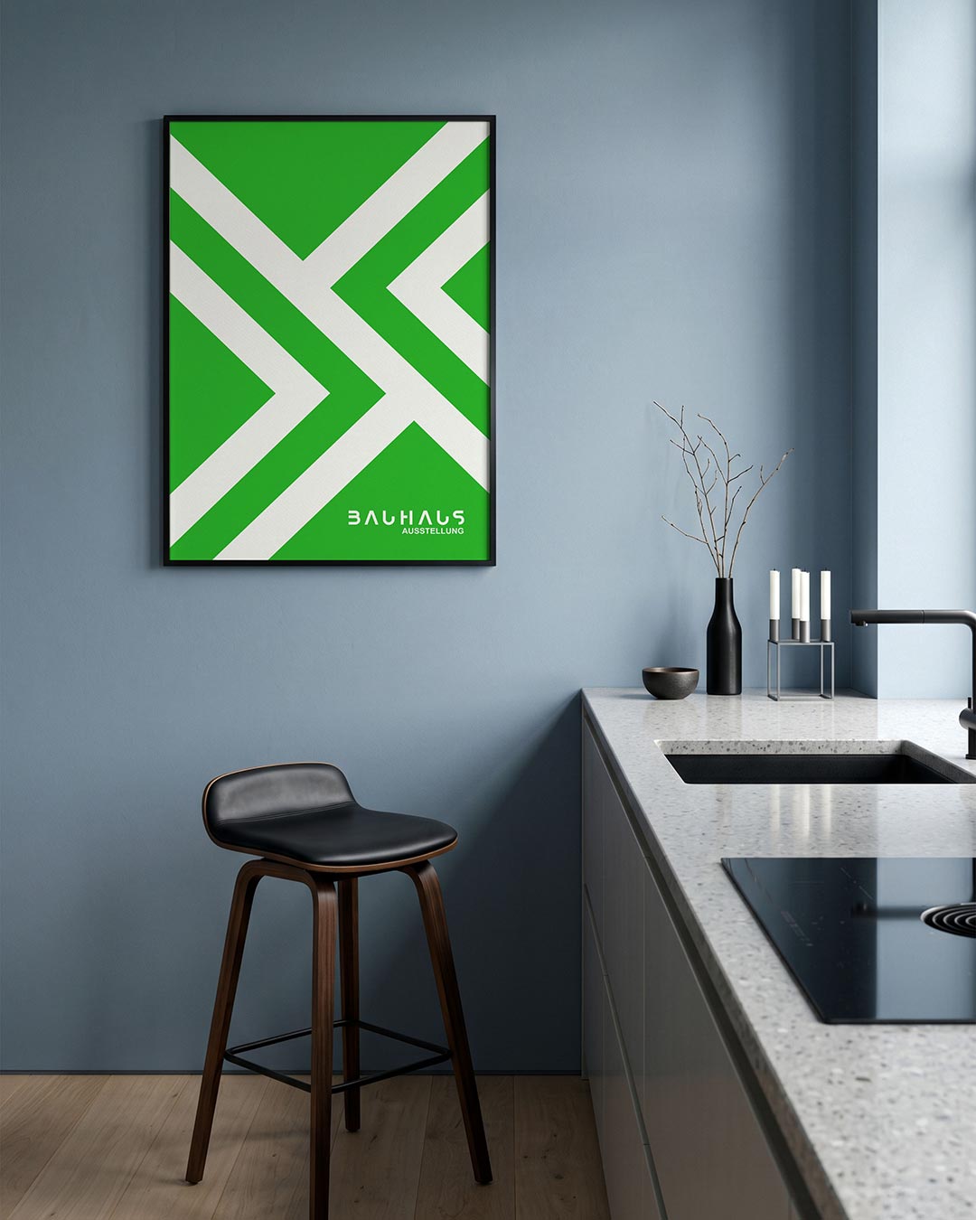 Lijnenspel en kleur Poster