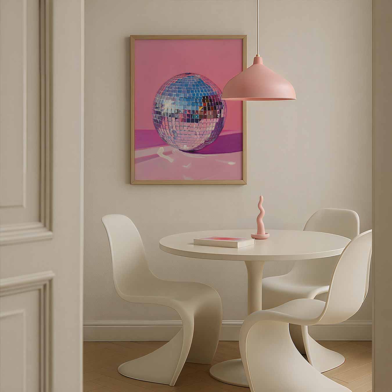 Sprankelende Discobal Poster-WallArtistic