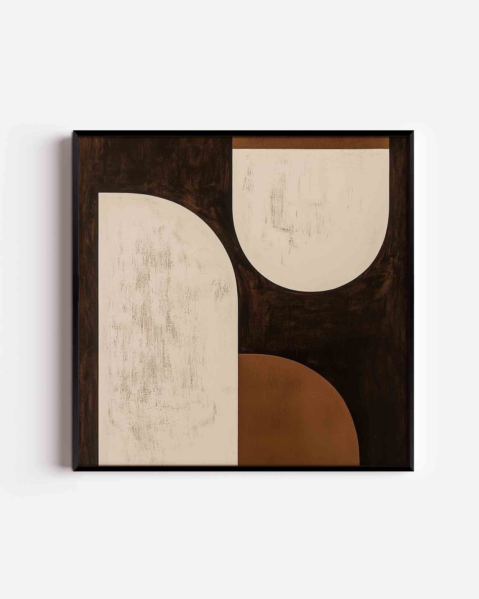 Abstracte vormen Poster