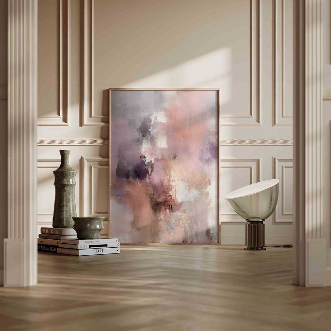Abstracte pastel Poster