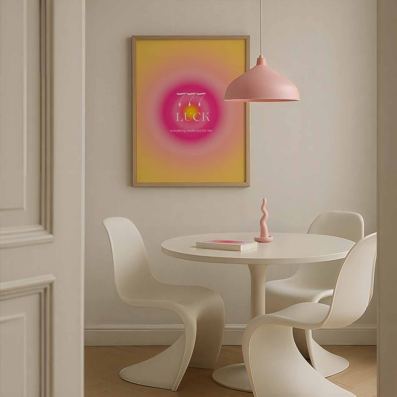 Geluksgetal 777 Poster-WallArtistic