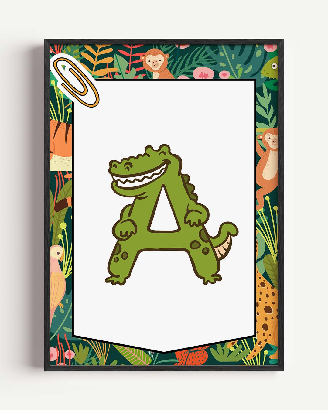 Jungle Alfabet Poster-WallArtistic