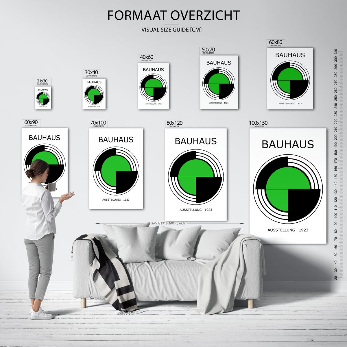 Cirkelstructuur Poster