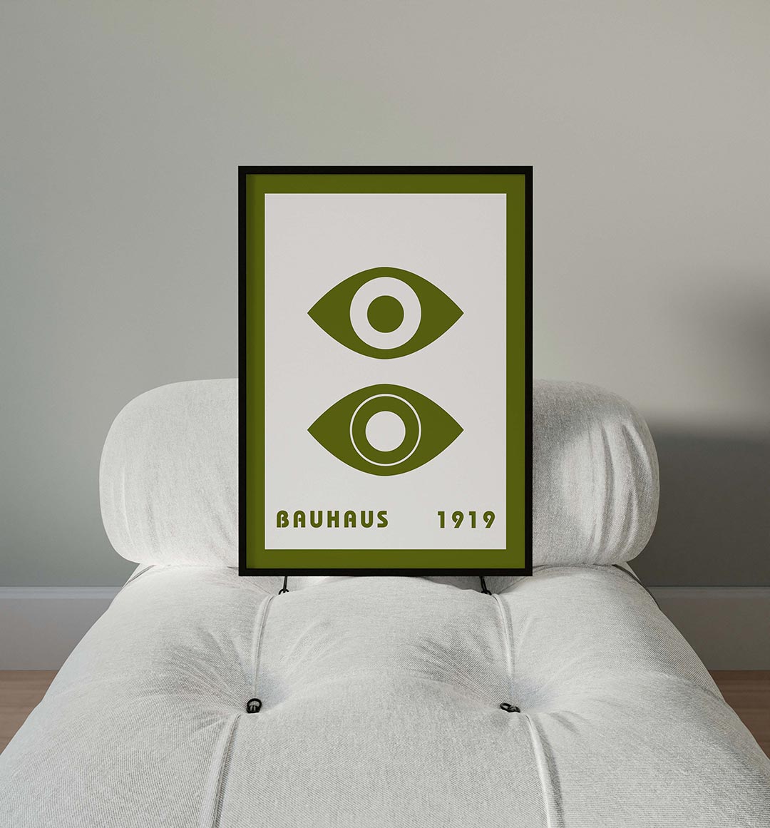Oogvormen en lijnen Poster