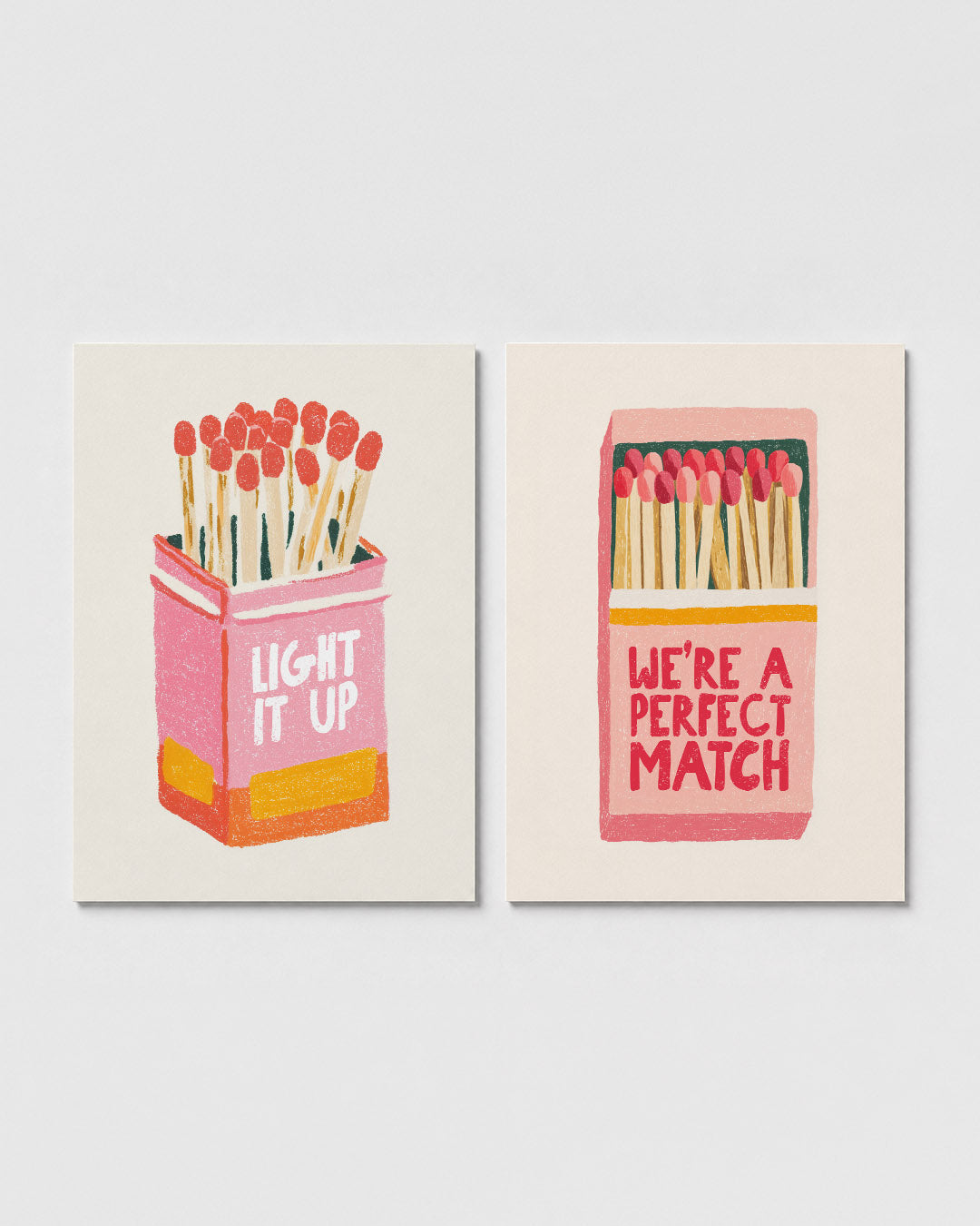 Vrolijke lucifers Posterset