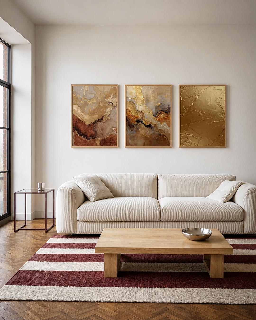 Aardse kleurvlakken Posterset