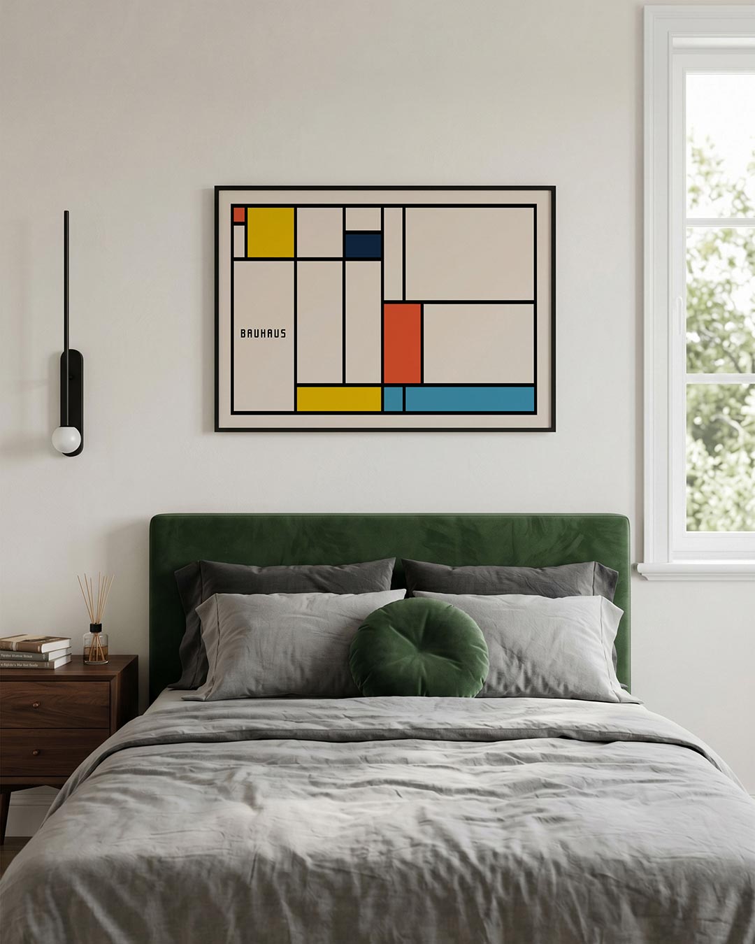 Vlakverdeling en kleur Poster