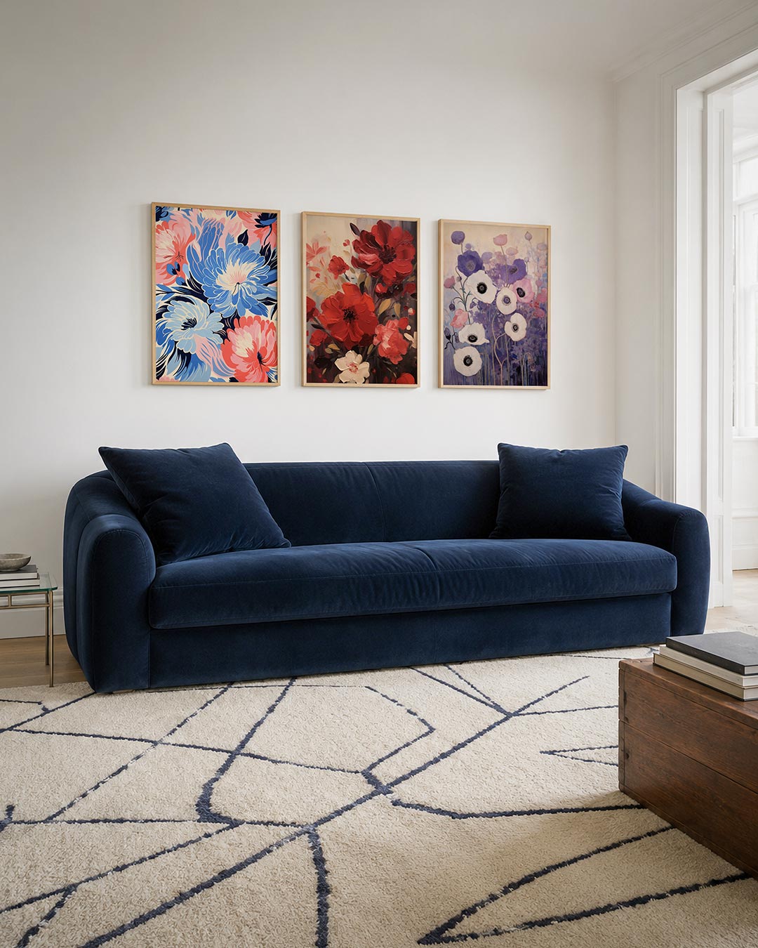 Bloemrijke kleurexplosie Posterset
