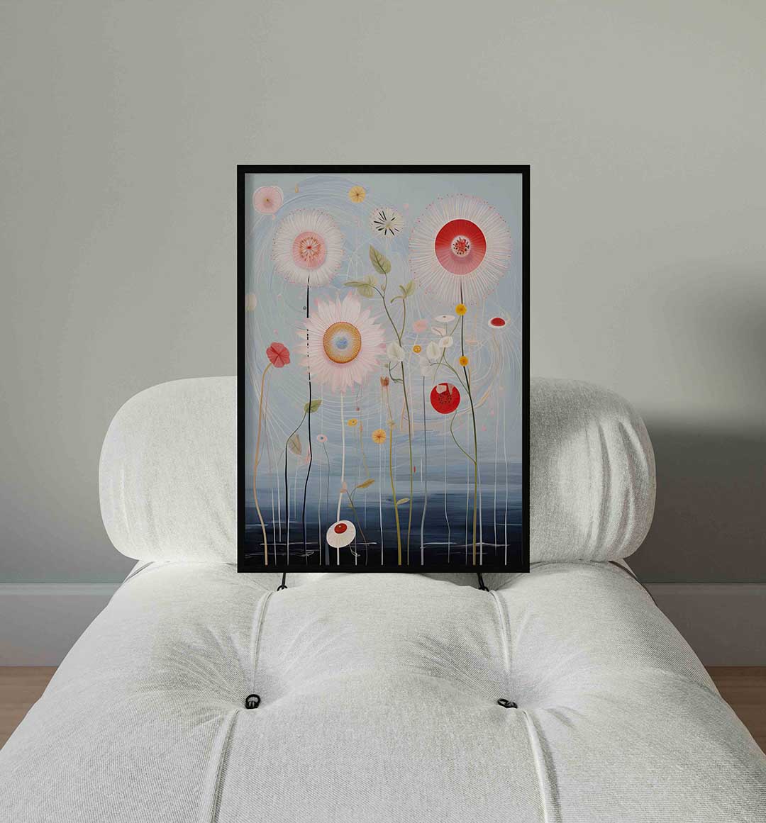 Bloemen en stelen Poster