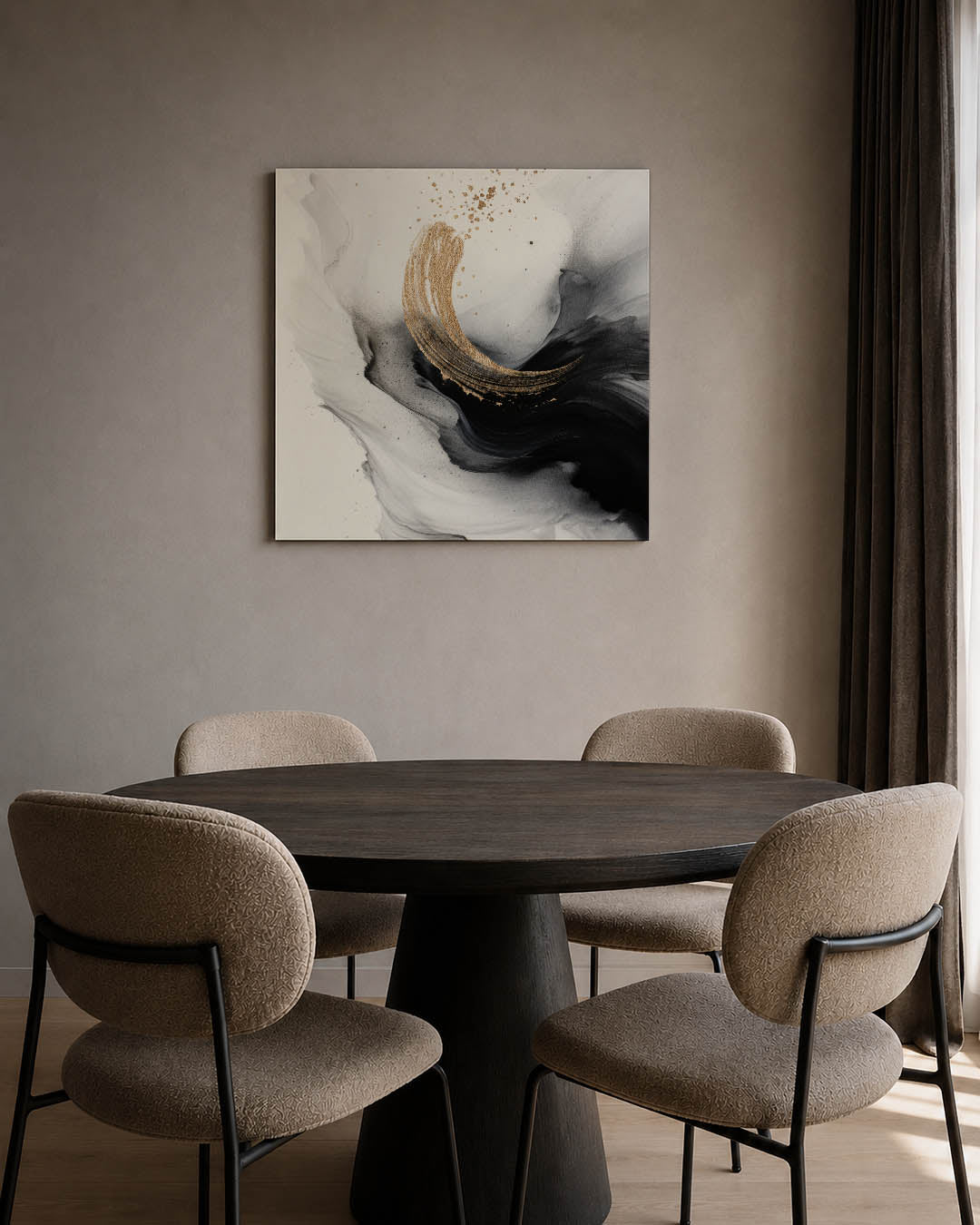 Dynamische vormen Kunstwerk