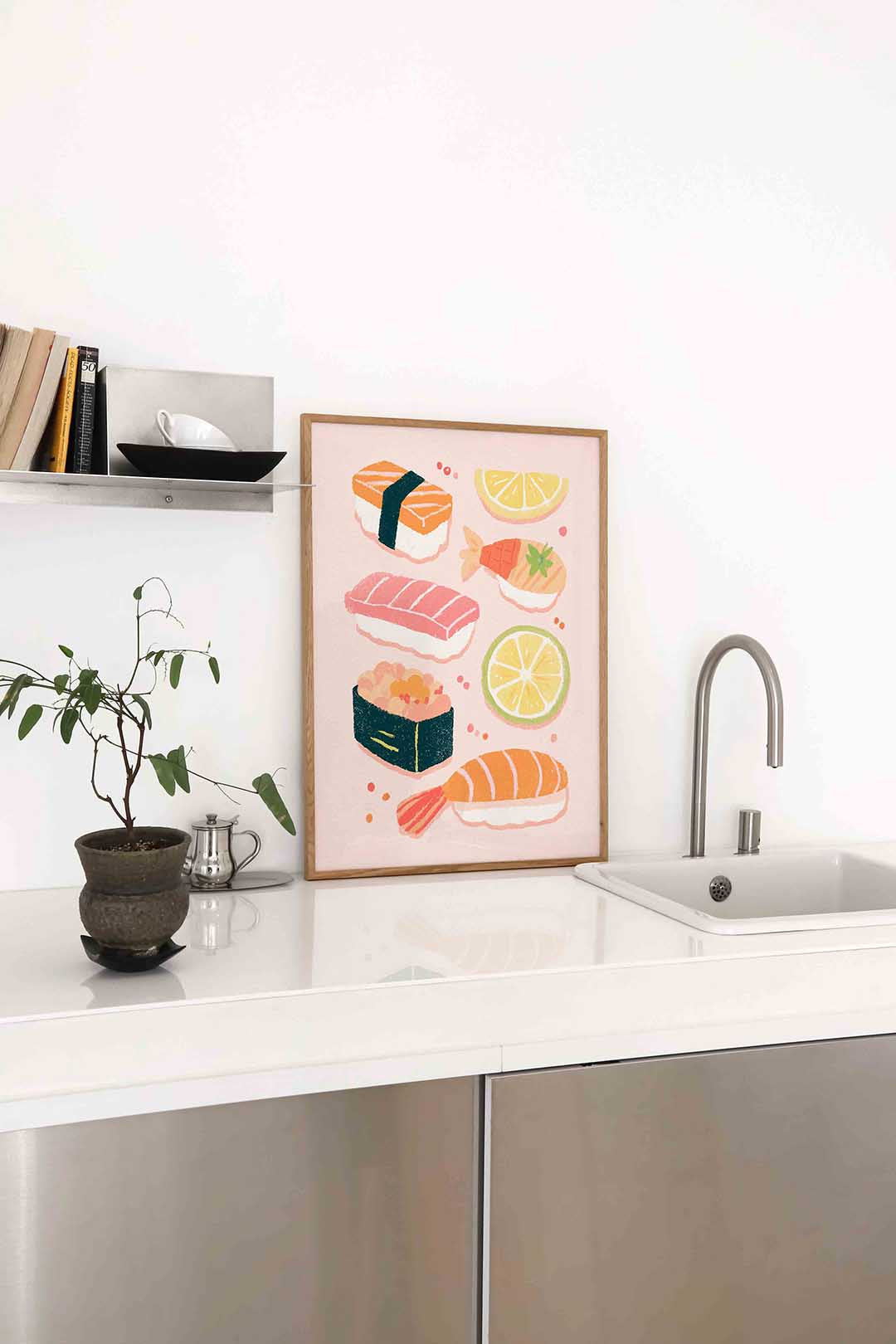 Sushi en citrus Poster