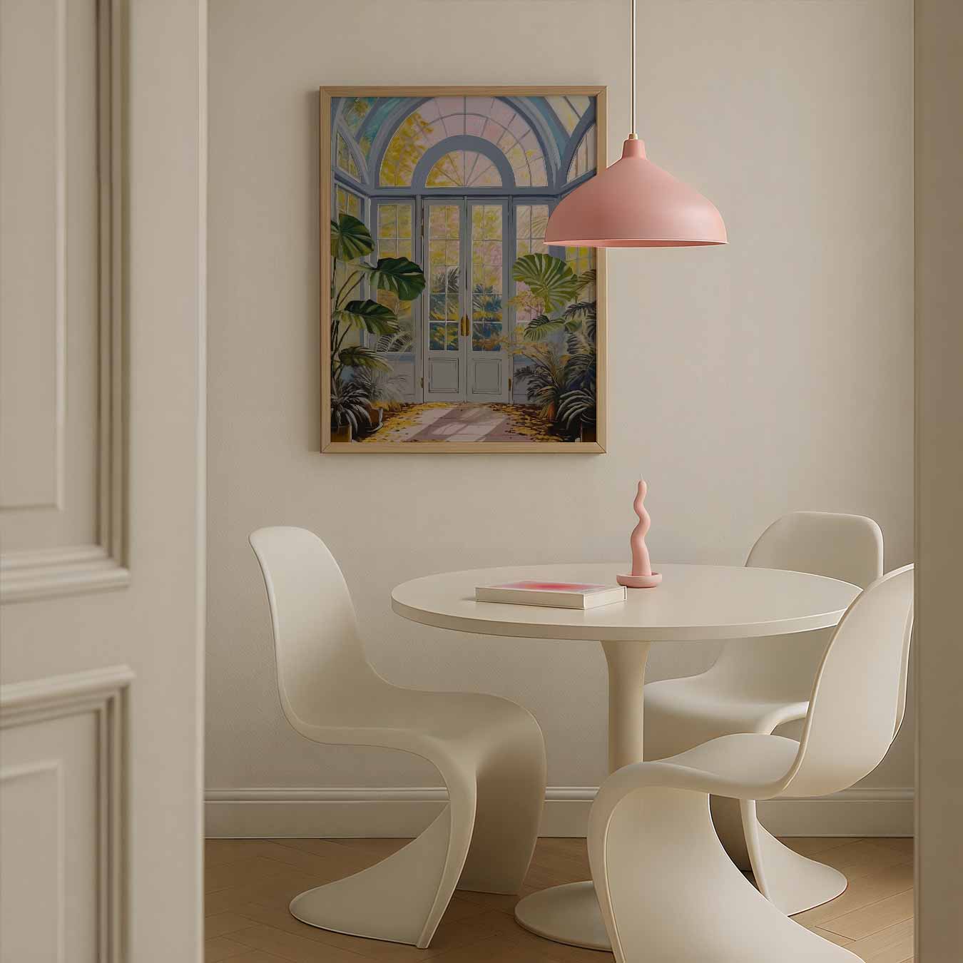 Dromerige Serre Met Planten Poster-WallArtistic