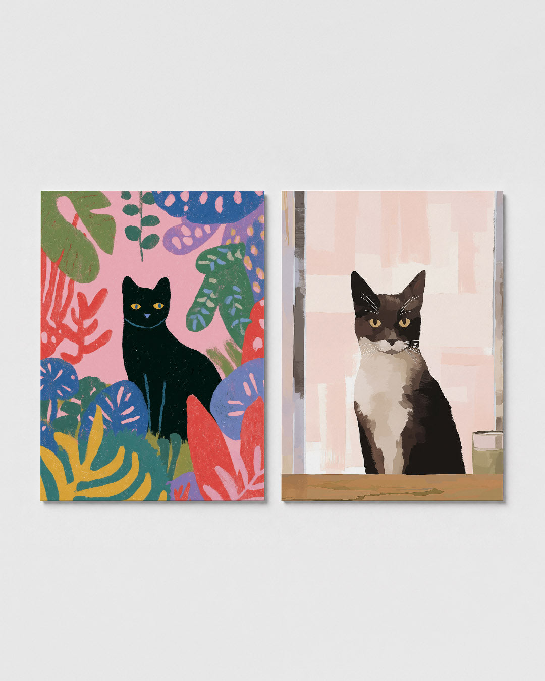 Kleurrijke jungle Posterset