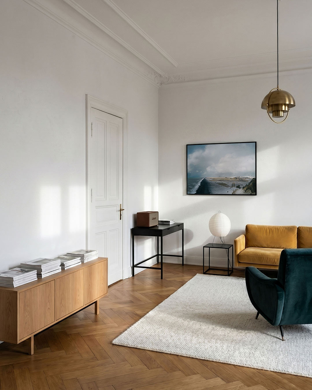Kustlandschap panorama Poster