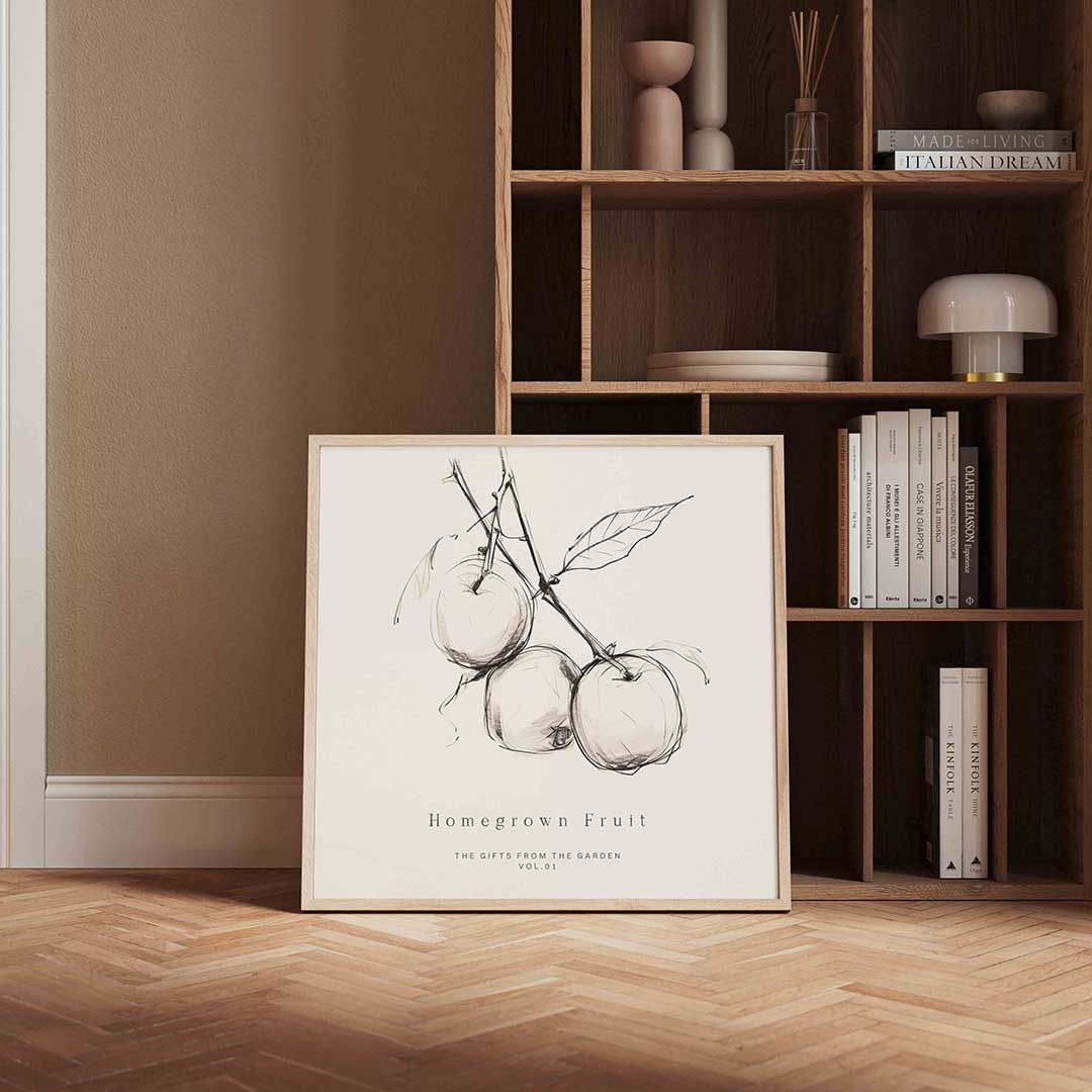 Homegrown fruit Poster