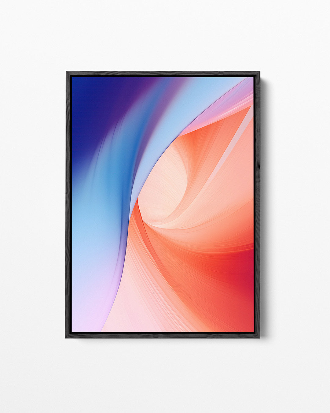 Vloeiende kleuren Kunstwerk