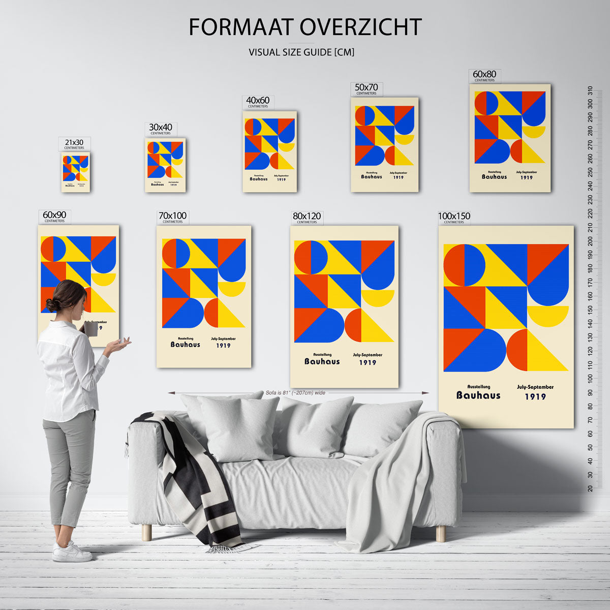 Vorm en kleur Poster