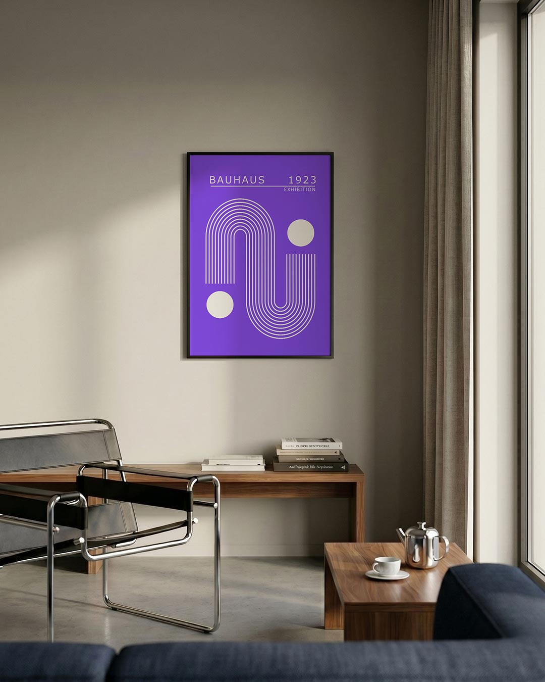Lijnen en cirkels Poster